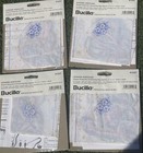 Lot Of 4 Bucilla Silk Ribbon Embroidery Kits     Summer Serenade Drawstring Bag
