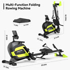 Quiet Magnetic Rowing Machine Rower 16 Levels Cardio Home Gym Exercise Equipment
