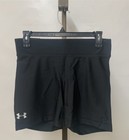 Under Armour Women s Heatgear Mid Rise Middy Shorts In Black Choose Size M Or L