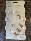 Cwc 8-pc Straw Toppers Cute Leopard