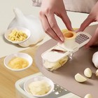 3-in-1 Mini Ginger Garlic Slicer Grater Mandoline W Hand Guard Easy Grip Kitchen