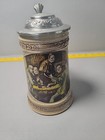 Vintage West Germany German  Lidded Beer Stein Mug