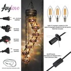 Turkish Pendant Lamp  Asylove 7 Globe Chandeliers  Moroccan Ceiling Lamp