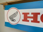 Honda Motorcycle Retro Style Banner Mancave Pvc Sign Wall Display