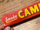 Vintage Tin Sign  smoke Camels  They re Mild   Tobacco Cigarette Sign Dated 9 52