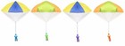 4pack Tangle Free Light Up Toy Parachute Man With Large 20  Parachutes  4 Colors