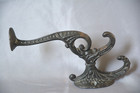 Fine Antique Victorian Cast Iron Hat   Coat Hook C 1890s
