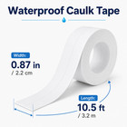 Waterproof Caulk Tape Sealant Strip Bath Kitchen Sink Toilet 0 87in X 10 5ft