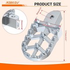 Cnc Silver Left Right Foot Pegs Footrest Set For Db30 97cc Engine Mini Bike 