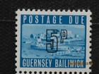 For Sale Is  1 1971-bailiwick Of Guernsey-5p-postage Due Stamp Mnh-see Photos