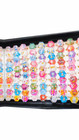 Wholesale 100pcs New Flower Cute Cartoon Ring Kids Resin Rings Party Giftjewelry