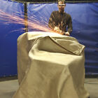 Welding Blanket 6  X 8  Fire Flame Retardent Fiberglass Shield Brass Grommets 