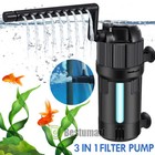Submersible Uv Sterilizer Filter Oxygen Clarifier Light Aquarium Fish Tank Pump