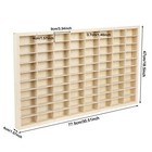 80 Grids For 1 64 Diecast Car Matchbox Wood Display Shelf Storage Us Stock