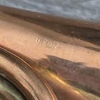 Vintage Bugle Made In India Brass Copper 10 x4   Diameter Horn No Mouthpiece