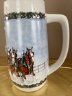 2009 Budweiser Holiday Christmas Beer Stein Mug A Holiday Tradition New Box