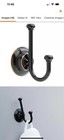 Two Mib Delta Multi-purpose Oil Rubbed Bronze Hooks From The Porter Collection