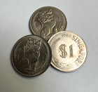 1967-1984 Singapore  1 One Dollar Lion   33 32mm  Km  6
