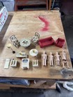 Vintage 1950 s Renwal Dollhouse Family Dolls Plus Furniture  other Brands    Tv 