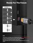 10k 8k Hdmi 2 1 Cable 2-pack 6 6ft   Certified 48gbps Ultra High Speed Slim Hdmi
