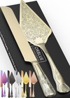Wedding Cake Knife And Server Set -   Beautifully Engraved Cutting Set - Eleg   
