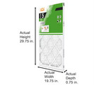 20x30x1 Pleated Air Filters Replacement For Furnace  Merv 8 Ac Hvac Fpr 5 3-pack