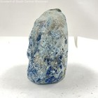 Blue Agate Geode Bookend Polished Crystal Specimen Made In Brazil