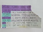 Universal Studios Florida Halloween Horror Nights 1996 Ticket