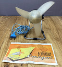 Vintage Ussr Space Age Rocket Desk Fan 1960s Soviet Ventilator Mid Century Retro