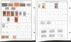 Madagascar Stamp Collection On 16 Minkus Pages 1896-1969 French Colony