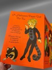 Vtg Hallmark Halloween Card Little Girl Paper Doll Punch Out Halloween Costumes