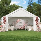 Steel Frame Outdoor Party Tent Canopy Garden Wedding With Removable Sidewalls