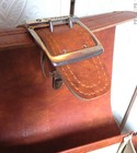  70s Vintage Samsonite Sonora Travel Makeup Shoulder Bag Carry-on Brown