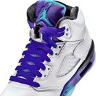 Purple Grape Laces   Teal Aqua Emerald Flat Shoelaces For Aj 1  Grape Aj V Aj5