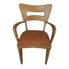 Vintage Heywood-wakefield Dog Bone Chair Mcm Mid-century Modern Armchair Usa