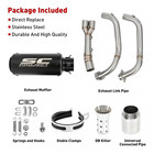 Yzf R7 2021-2026 For Yamaha Mt-07 Whole System Exhaust Header Pipe Muffler Tips