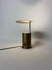 Mid Century Table Lamp - Antique Brass Sculptural Accent Light Halloween Gift