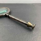 Vintage Antique Style Henryhughes Desk Magnifier Nautical Brass Magnifying