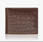 Cow Leather Sheet Crocodile Pattern Design  Bifold Men s Wallet Top Quality