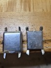 Marbot Lot Of 2 Square Wristwatch Cases W  Dials  Manual Mechanical  Silver