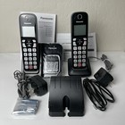 Panasonic Kx   tgd832 Cordless Phone 2 Handsets Answering Machine Open Box