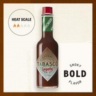Tabasco   Brand Chipotle Pepper Sauce  Medium Hot Sauce  Glass Bottle  Chipotle P