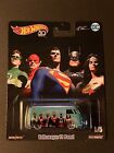 2017 Hot Wheels Dc Super Heroes Complete 5-car Set Real Riders 1 64 Nib
