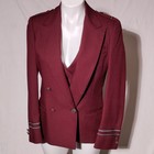 Northwest Airlines Flight Attendant Uniform Blazer  6r  Vest  4p  And Pants  8r 