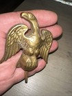 Antique Solid Brass Eagle Finial Majestic Pose