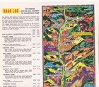 1950 s Buffalo Bill Highway Through Yellowstone Park Strip Map Brochure