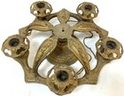 Antique Art Deco 5 Light Chandelier Ceiling Fixture 1930s Parts Restoration