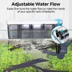 Quiet Hang On Back Aquarium Filter For 30-50 Gallon  Fish Tank Filters With Adju
