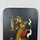 Large 14  Vintage Cre Art S a  Mexico Mayan God Plaque - Palenque Temple Cross