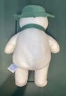 Eden The Snowman 12  Stuffed Plush Toy Raymond Briggs Green Hat   Scarf Vintage